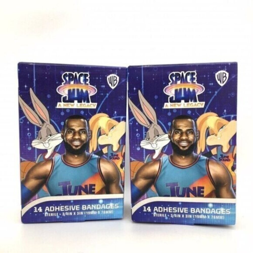 Space Jam : A New Legacy Adhesive Bandages (2) Boxes New